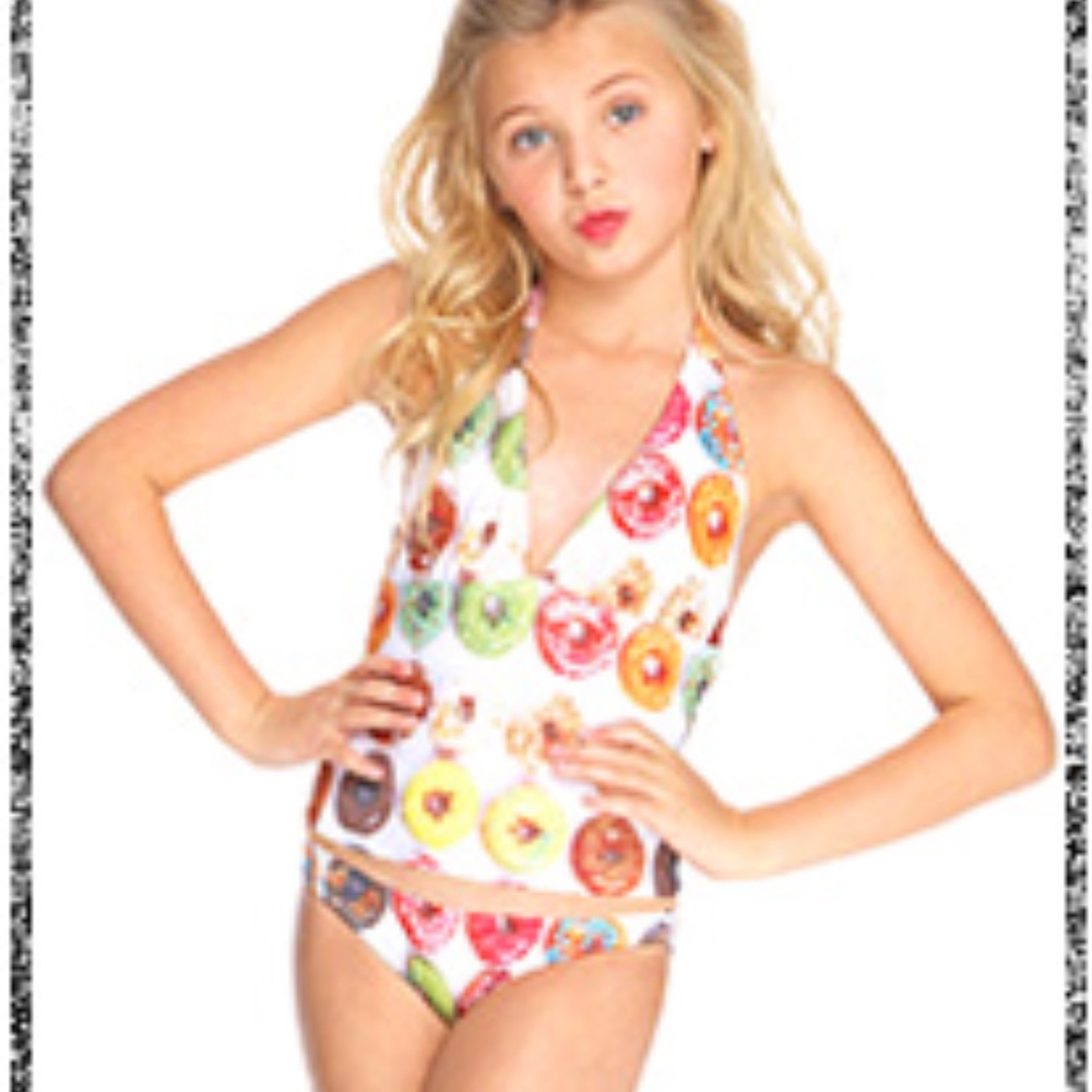 Zara Teres Donuts halter swim